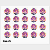 Levendige Fantasy Girl Stickers (Vel)
