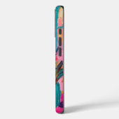 Levendige Fauvist Vaas van roze bloemen Case-Mate iPhone Case (Achterkant / Links)