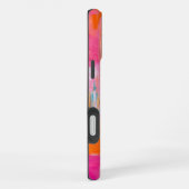 Levendige Fauvist Vaas van roze bloemen iPhone Hoesje (Rechterkant)