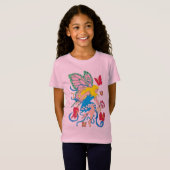 Levendige Feeënvleugels T-shirt (Voorkant volledig)
