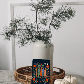 Levendige Feestelijke Kerstkunst met Cadeau Briefkaart