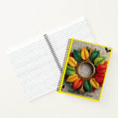 "Levendige feestelijke nachten" Notitieboek (Binnen)