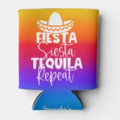 Levendige Fiesta Bachelorette Party Custom Blikjeskoeler (Voorkant)