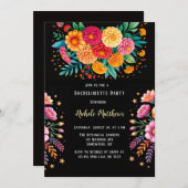 Levendige Fiesta bruiloft boeket vrijgezellenfeest Kaart (Voorkant / Achterkant)