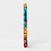 Levendige Floral Doodle Explosion Case-Mate iPhone Case (Achterkant/links)