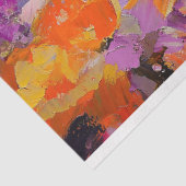 Levendige  Floral Fish Decoupage Tissuepapier (Detail)