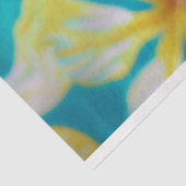 Levendige  Floral Fish Decoupage Tissuepapier (Detail)