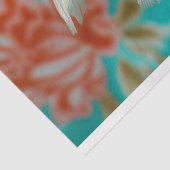 Levendige  Floral Fish Decoupage Tissuepapier (Detail)