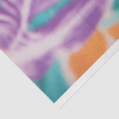 Levendige  Floral Fish Decoupage Tissuepapier (Detail)