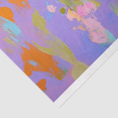 Levendige  Floral Fish Decoupage Tissuepapier (Detail)