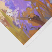 Levendige  Floral Fish Decoupage Tissuepapier (Detail)