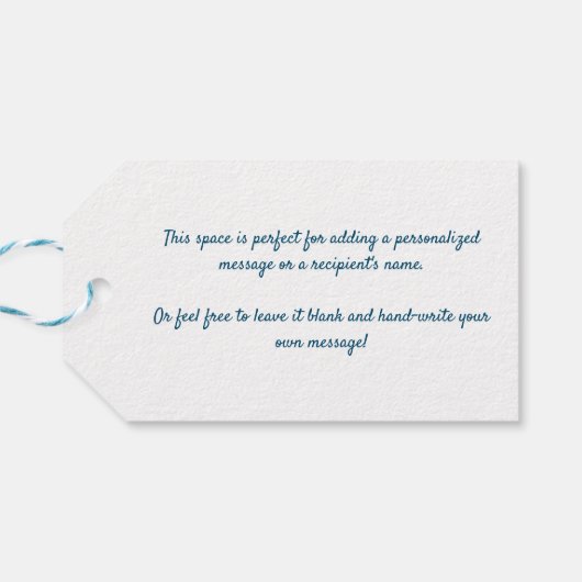 Levendige Floral Gift Labels Cadeaulabel (Achterkant Horizontaal)