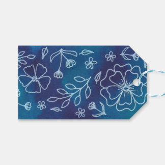 Levendige Floral Gift Labels Cadeaulabel