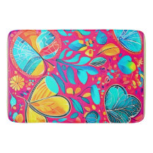 Levendige Floral Heart Art