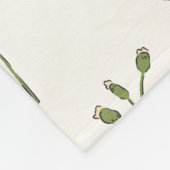 Levendige Floral Medley Fleece Deken (Hoek)