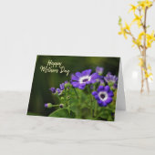 Levendige Floral Moederdag Kaart (Gele Bloem)