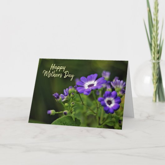 Levendige Floral Moederdag Kaart (Voorkant)