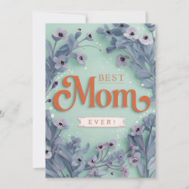 Levendige Floral Moederdag Kaart