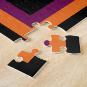 Levendige Floral Sugar Skull artwork Legpuzzel (Zijkant)