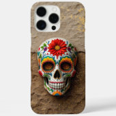Levendige Floral Sugar Skull Case-Mate iPhone Case (Achterkant)