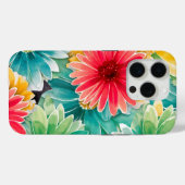 Levendige Floral Waterverf Kunst Case-Mate iPhone Case (Achterkant (horizontaal))