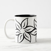 Levendige Flowery Cup Tweekleurige Koffiemok (Links)