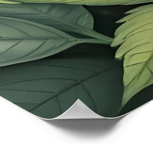 Levendige Fly Agaric Champignons Elegante Botanica Poster (Hoek)