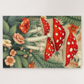 Levendige Fly Agaric Paddenstoelen & Elegante Bota Legpuzzel (Horizontaal)