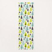 Levendige Forest Monogram Yoga Mat (Voorkant)