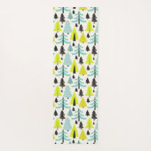 Levendige Forest Monogram Yoga Mat (Achterkant)