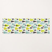 Levendige Forest Monogram Yoga Mat (Voorkant (horizontaal))
