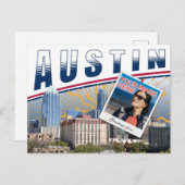 Levendige fotocollage in Austin Texas Briefkaart (Voorkant / Achterkant)