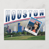 Levendige fotocollage van Houston Texas Briefkaart (Voorkant)
