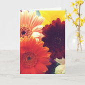 Levendige fotonotitie of -Wenskaart Kaart (Gele Bloem)
