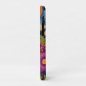 Levendige Fox Dot Art te midden van weelderige flo Case-Mate iPhone Case (Achterkant/links)