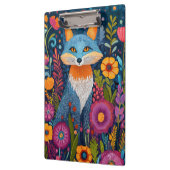 Levendige Fox Dot Art te midden van weelderige flo Klembord (Links)