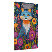 Levendige Fox Dot Art te midden van weelderige flo Klembord (Rechts)