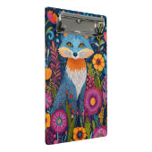 Levendige Fox Dot Art te midden van weelderige flo Mini Klembord (Schuin)