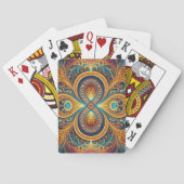 Levendige Fractal Art Poker kaarten (Achterkant)