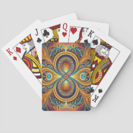 Levendige Fractal Art Poker kaarten