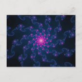 Levendige fractale kunst briefkaart (Voorkant)