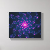 Levendige fractale kunst canvas afdruk (Voorkant)