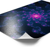 Levendige fractale kunst foto afdruk (Hoek)