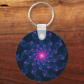 Levendige fractale kunst sleutelhanger (Voorkant)