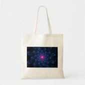 Levendige fractale kunst tote bag (Voorkant)
