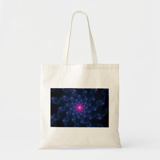 Levendige fractale kunst tote bag (Voorkant)