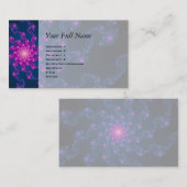 Levendige fractale kunst visitekaartje (Voorkant / Achterkant)