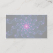 Levendige fractale kunst visitekaartje (Achterkant)