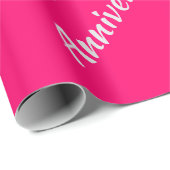 Levendige framboos cadeaupapier (Rol Hoek)