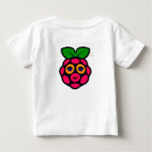 🍓 Levendige framboos Mooie baby fruit cadeau ✨ (Achterkant)